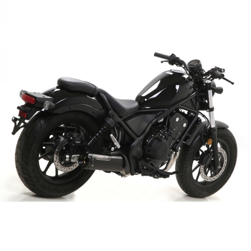 ARROW - LON PÔ REBEL "DARK" INOX SLIP-ON HONDA REBEL 300 / 500 (2019+)