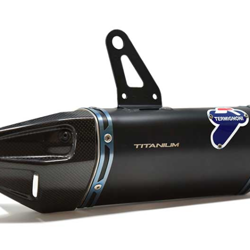 TERMIGNONI - CẶP LON PÔ TITAN ĐEN SLIP-ON 3/4 DUCATI STREETFIGHTER V4 (2020+)