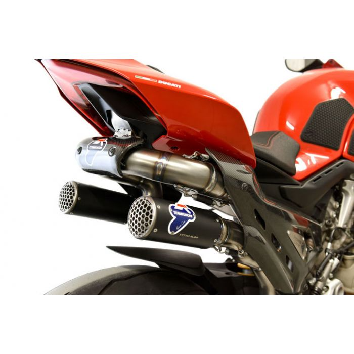 TERMIGNONI - CẶP LON PÔ TNT WSBK TITAN ĐEN HỌNG 54 MM UNIVERSAL