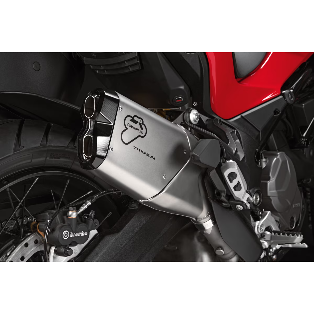 TERMIGNONI - LON PÔ TITAN SLIP-ON DUCATI MULTISTRADA 1200 ENDURO / 1260 ENDURO / 950 / V2 (2015+)