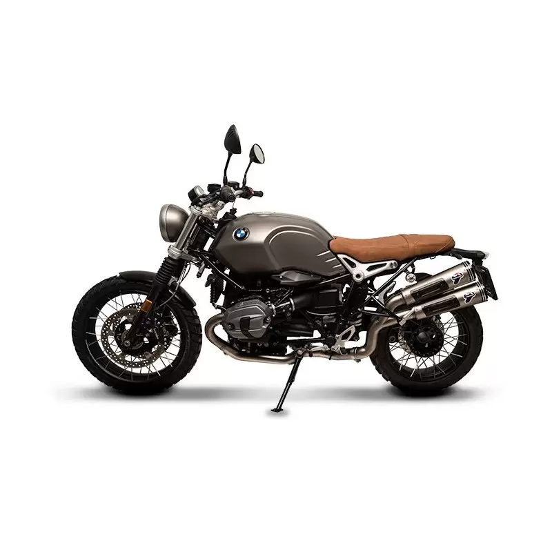 TERMIGNONI - CẶP LON PÔ VẮT CAO INOX SLIP-ON BMW R NINE T (2014+)